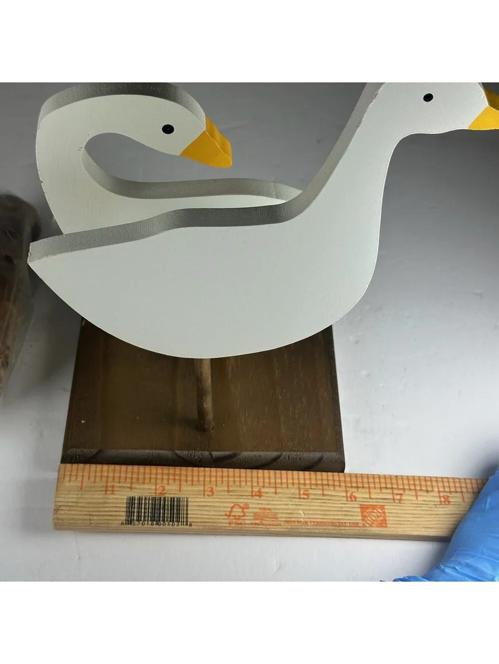 Vintage House of Lloyd Country Geese Napkin Holder Wood Decor S-12